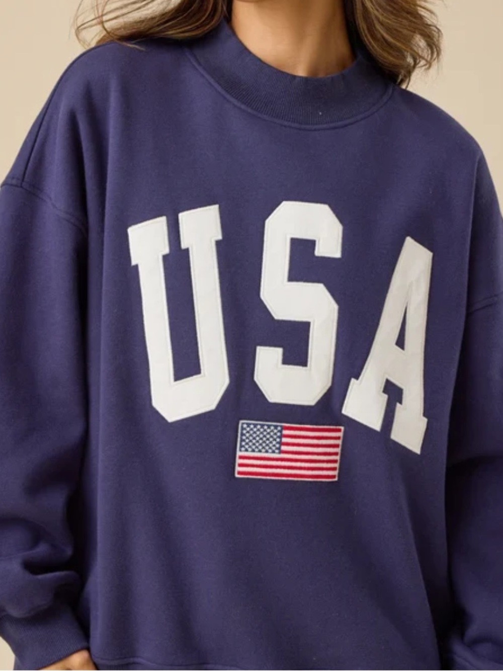altard state usa graphic mockneck sweatshirt - Picture 2 of 6